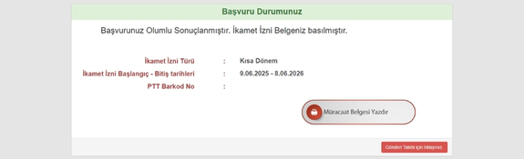 ikamet izni başvuru evrakları